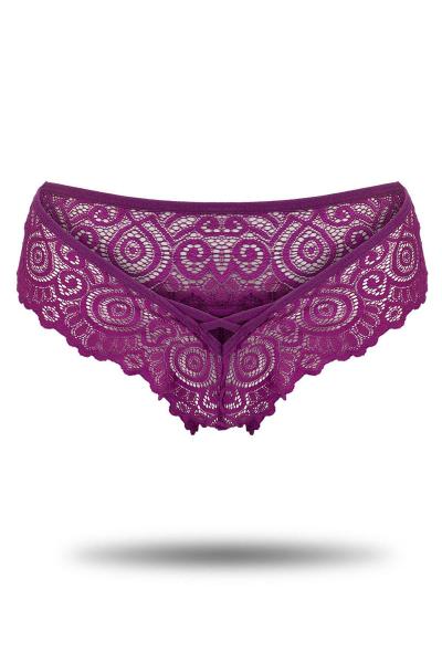 Pure Lace Panty Purple