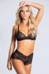 Be With Me Lace Bra Set Black