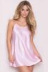 Show Off Satin Chemise Pink